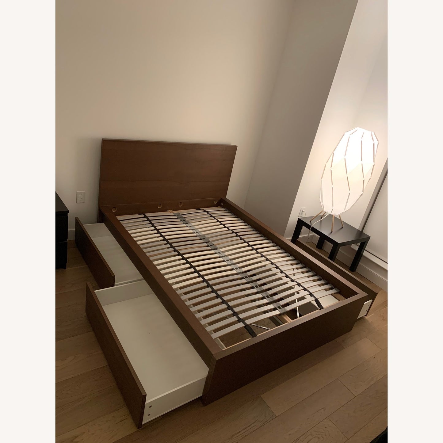 IKEA malm bed frame with 4 storage drawer