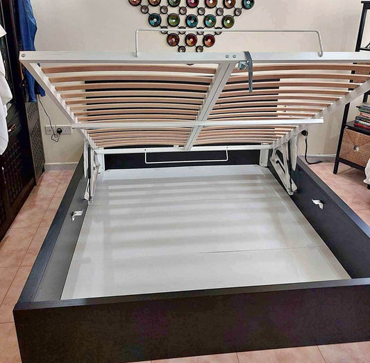 Queen size Ottoman storage bed frame