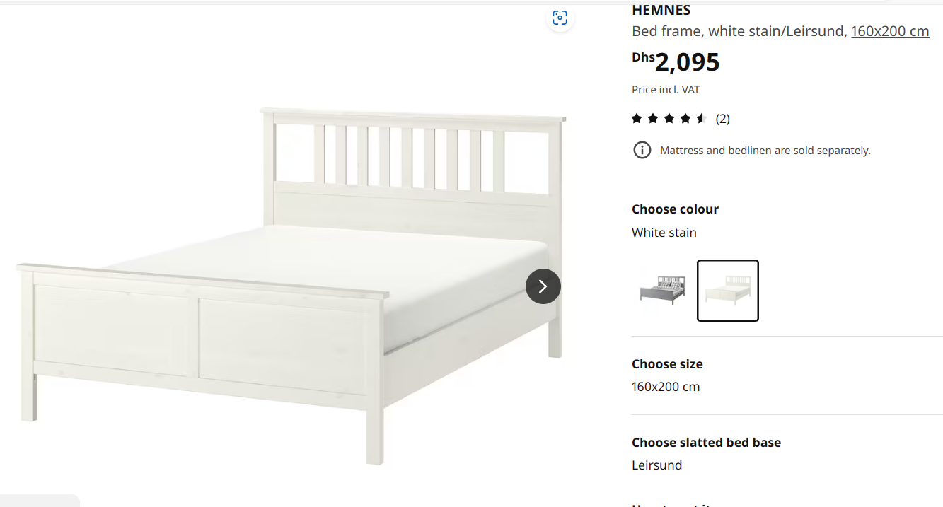 IKEA hemnes bed frame