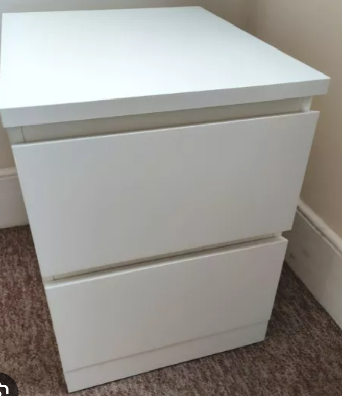 IKEA malm bed side table