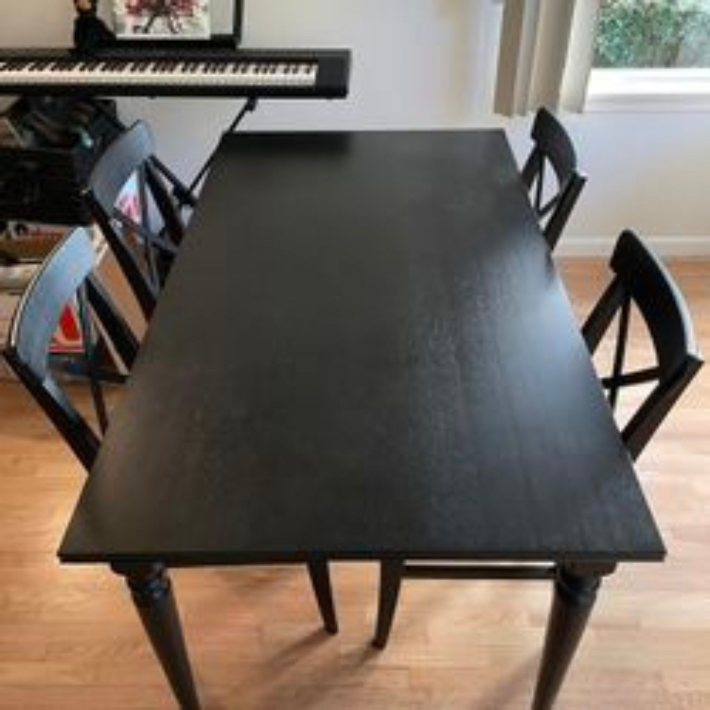 IKEA Ingatorp dining table & 4 ingolf chairs