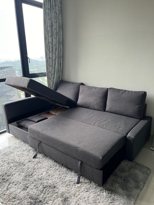 IKEA FRIHETEN L shape sofa bed