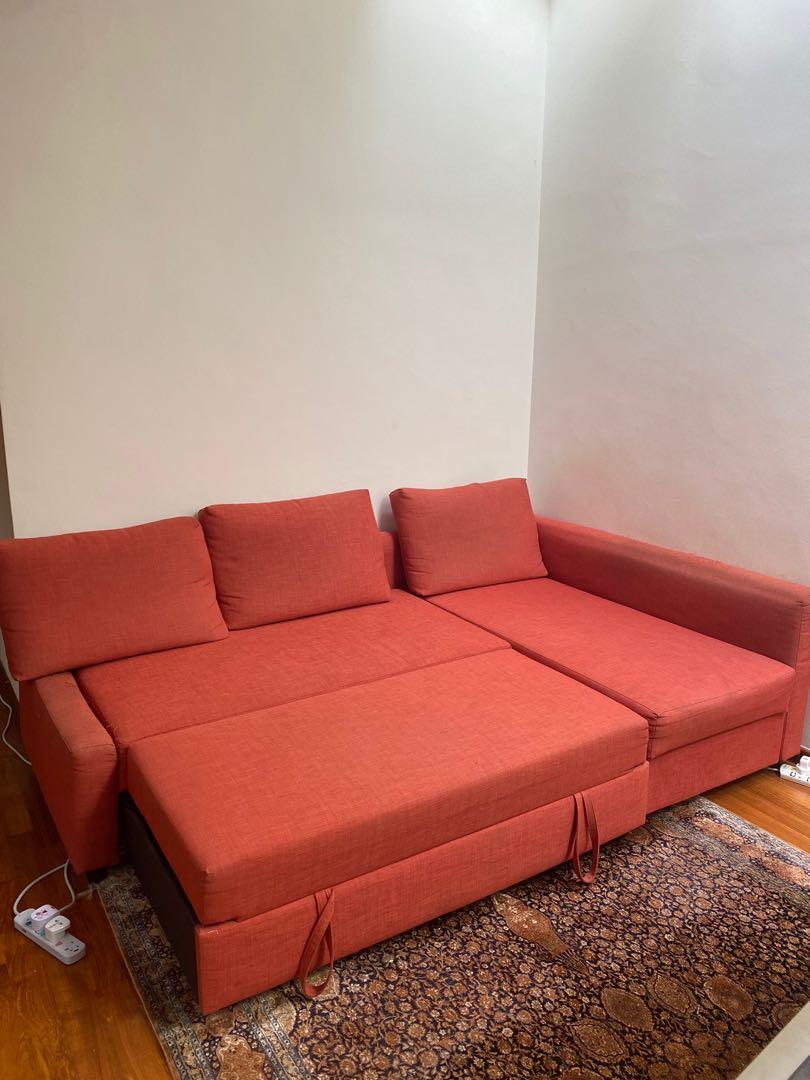 IKEA FRIHETEN L shape sofa bed